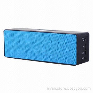 Dual-amplifier Bluetooth Speaker, Built-in Rechargeable Battery, Handsfree Calling Function